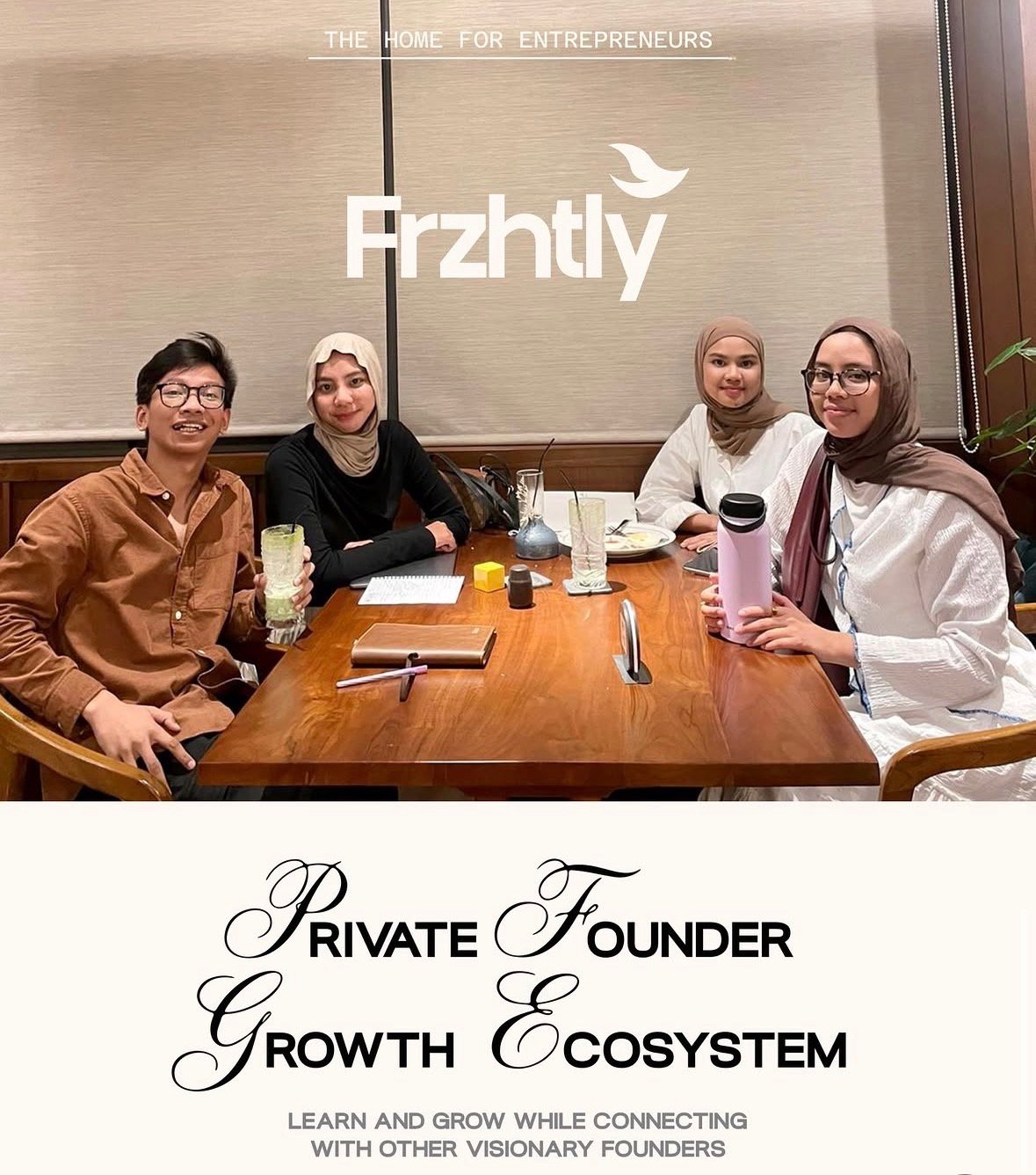 Founders around a shared table