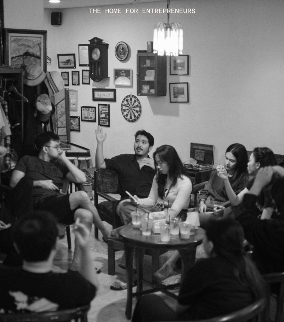 Founders listening during a Freezehotly discussion