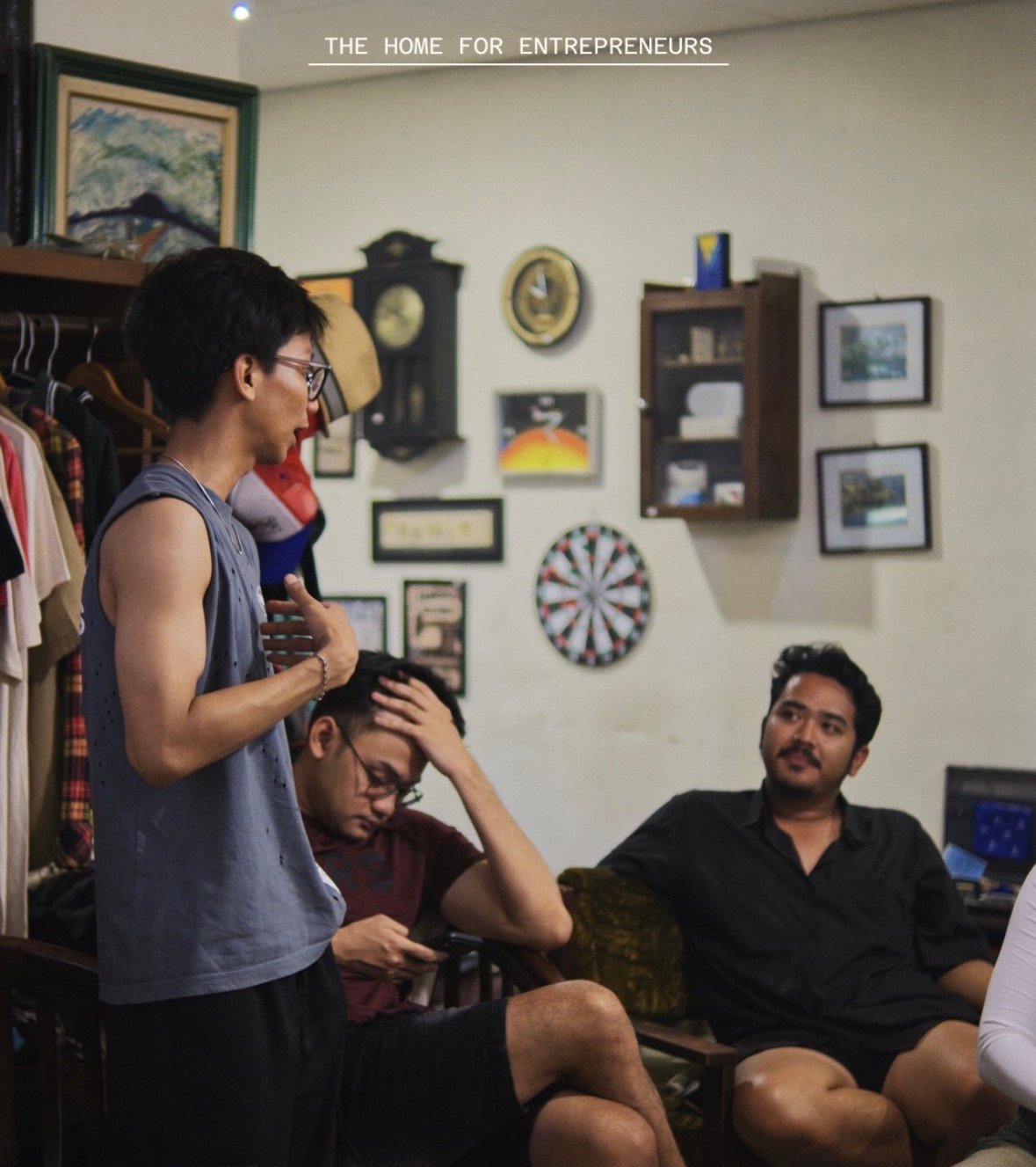 Members listening to a discussion