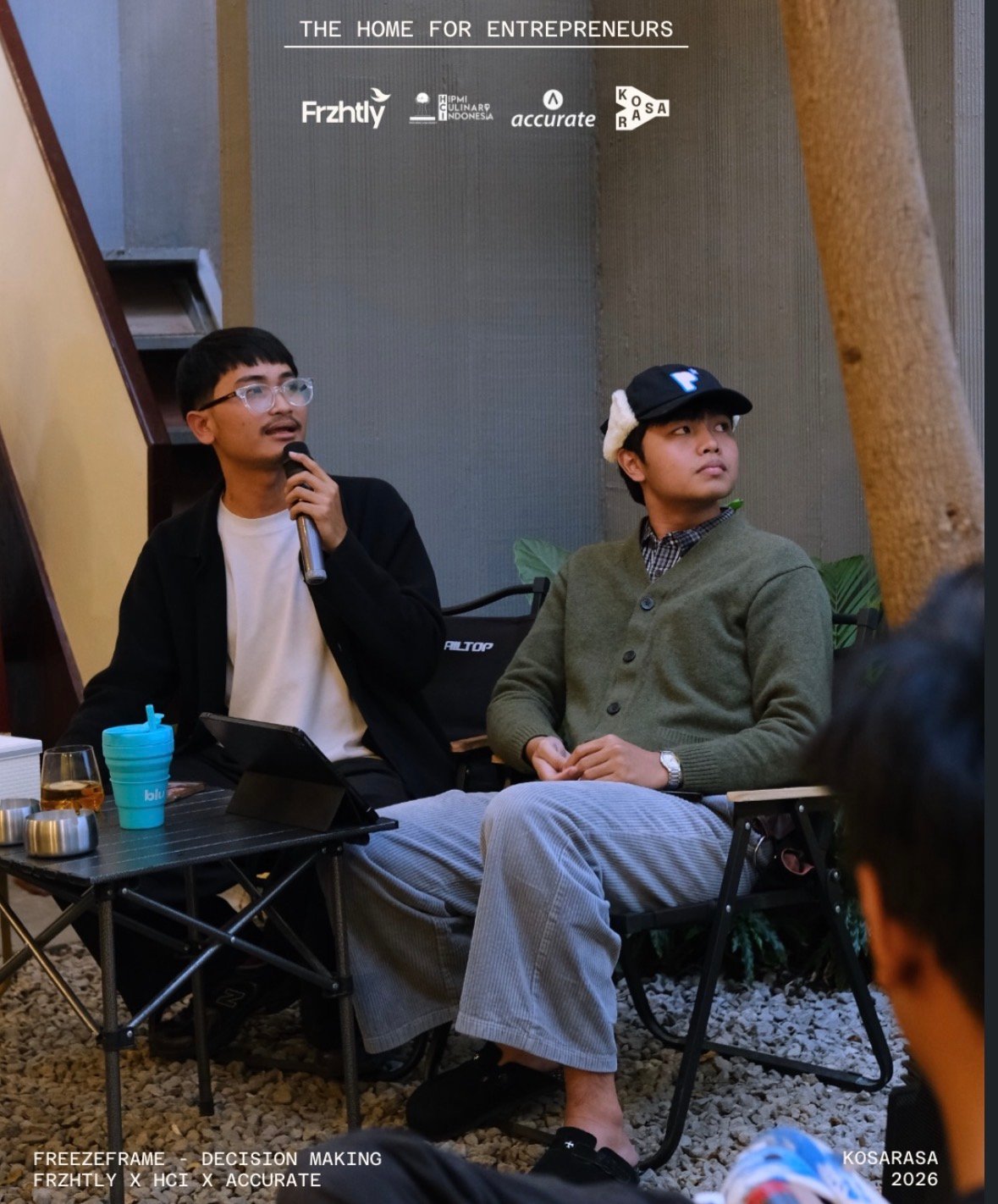 FreezeFrame speakers in discussion