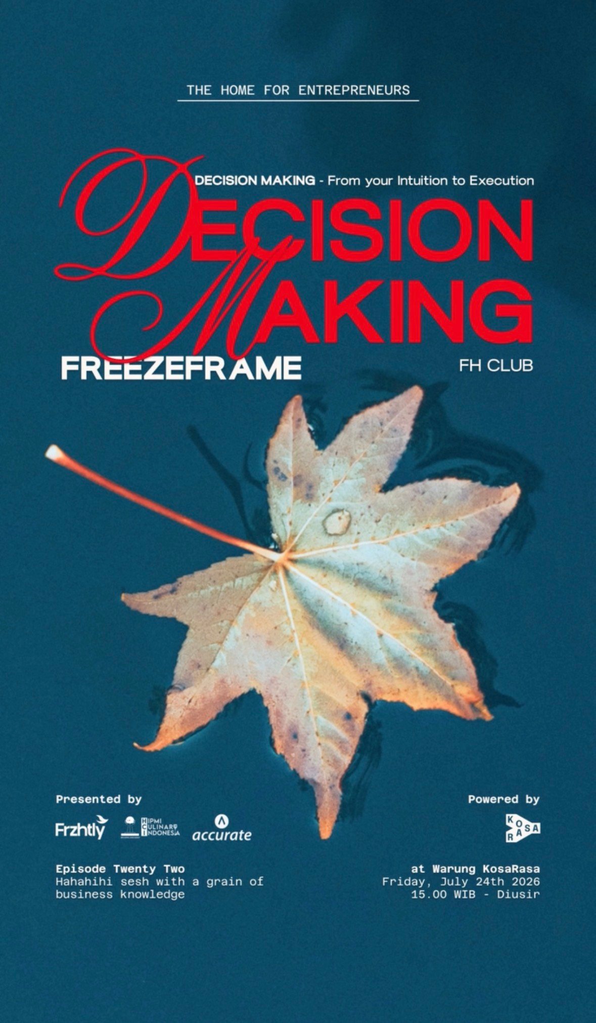 FreezeFrame 022 poster: Decision Making