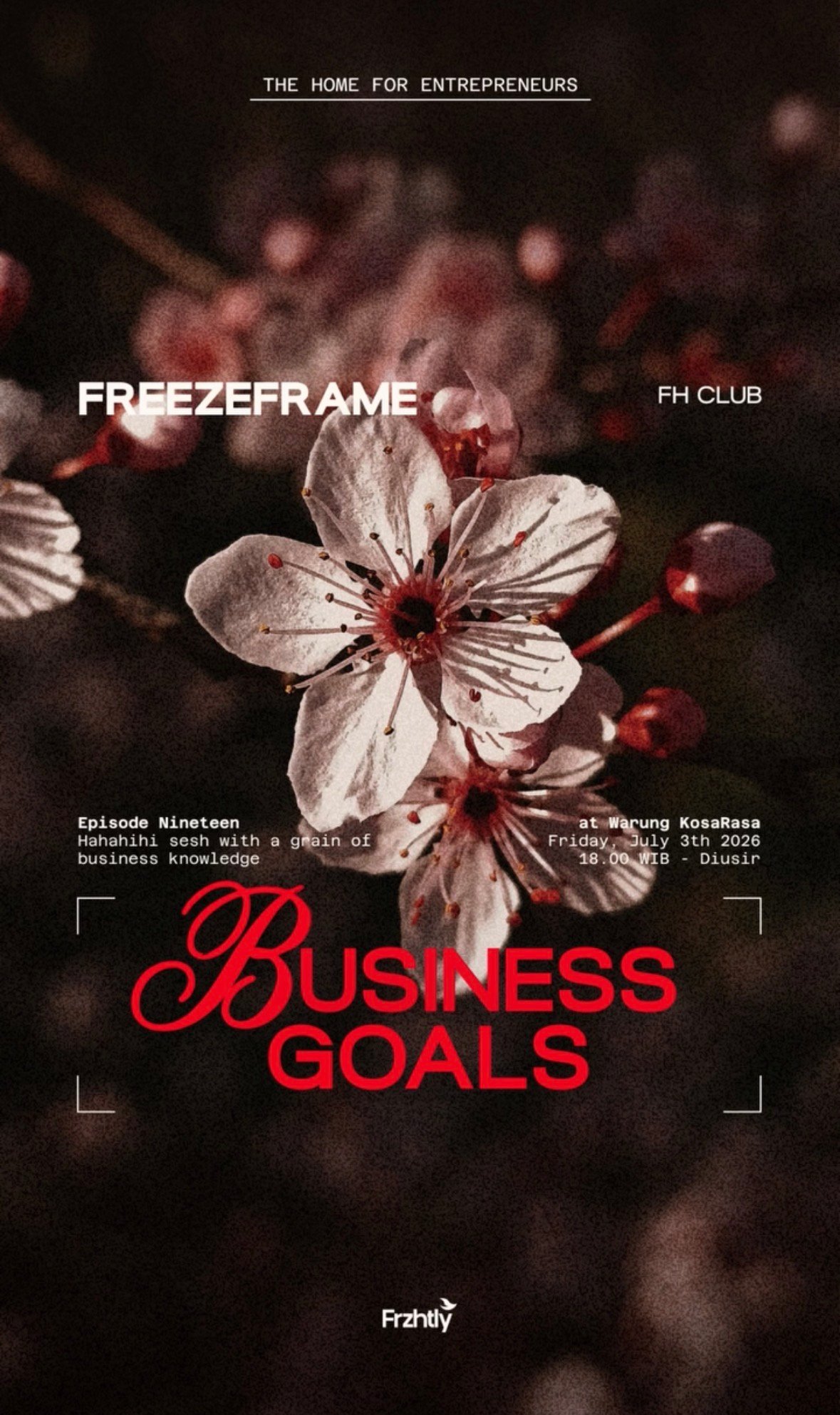FreezeFrame 019 poster: Business Goals